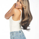 JBEXTENSION GENERATION FIVE 24 Inches Dark Brown With Highlight Women Wig TRINI G5