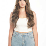 JBEXTENSION GENERATION FIVE 26 Inches Long Curly Brown Color Wig JUDY G5