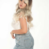 JBEXTENSION 26 Inches Light Blonde Body Wave Women Wig JADEN