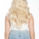 JBEXTENSION 24 Inches Blonde Body Wave With Full Bangs Wig KIMMY