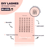 JBEXTENSION DIY EYELASHES - BLUES( Individual Lashes)