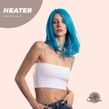 JBEXTENSION 15 Inches Blue Straight Side Part Frontlace Wig HEATHER