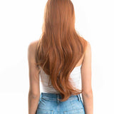 Rachel's Pick- 26 Inches Curly Copper Fashion Wig With Bangs CICILIA
