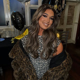 Get the Influencer Look with Brown With Highlight Wave Pre-Cut Wig HOLLY