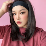 JBEXTENSION 18 Inches Dark Brown Headband Wig POSE FLOW HAIR - DARK BROWN