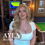 Get the look with our Blonde Pre-Cut Frontlace Wig AYLA BLONDE