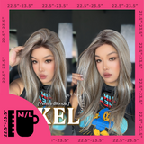 JBEXTENSION 22 Inches Venice Blonde Pre-Cut Snowflake Lace Frontlace Glueless Wig KEL VENICE BLONDE【PERMATEASE】【BENDY EAR TABS】- M/L