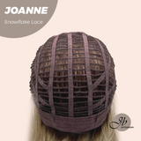 JBEXTENSION 11 Inches Blonde Pre-Cut Side Part Snowflake Lace Frontlace Glueless Wig JOANNE【BENDY EAR TABS】