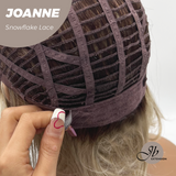 JBEXTENSION 11 Inches Blonde Pre-Cut Side Part Snowflake Lace Frontlace Glueless Wig JOANNE【BENDY EAR TABS】