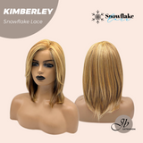JBEXTENSION 14 Inches Honey Blonde Pre-Cut Snowflake Lace Frontlace Glueless Wig KIMBERLEY【PERMATEASE】【BENDY EAR TABS】