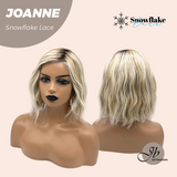 JBEXTENSION 11 Inches Blonde Pre-Cut Side Part Snowflake Lace Frontlace Glueless Wig JOANNE【BENDY EAR TABS】