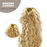 JBEXTENSION 22 pulgadas Cola de caballo Coulisse Wave 【SAKURA CHERRY】