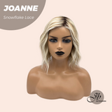 JBEXTENSION 11 Inches Blonde Pre-Cut Side Part Snowflake Lace Frontlace Glueless Wig JOANNE【BENDY EAR TABS】