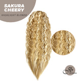 JBEXTENSION 22 pulgadas Cola de caballo Coulisse Wave 【SAKURA CHERRY】