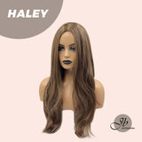 JBEXTENSION 26 Inches Nature Brown Curly Wig HALEY