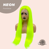 JBEXTENSION 26 Inches Neon Color Frontlace Glueless Wig NEON (FREE PARTING)
