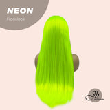 JBEXTENSION 26 Inches Neon Color Frontlace Glueless Wig NEON (FREE PARTING)