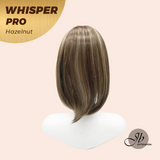 JBEXTENSION 14inch|18inch Clip-In Snowflake Lace Hair Topper Monofilament with Anti-slip Silicone Strips – Crown & Hairline Coverage WHISPER PRO