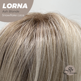 JBEXTENSION 18 Inches Ash Blonde Curly Pre-Cut Snowflake Lace Frontlace Glueless Wig LORNA SNOWFLAKE ASH BLONDE【PERMATEASE】【BENDY EAR TABS】