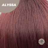 JBEXTENSION 25 Inches Red Curly Fashion Wig With Full Bangs ALYSSA