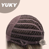 JBEXTENSION 14 Inches Ash Blonde White Wig Women Fashion Full Machine Wig YUKY【PLUS PERMATEASE】【BENDY EAR TABS】
