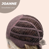 JBEXTENSION 11 Inches Blonde Pre-Cut Side Part Snowflake Lace Frontlace Glueless Wig JOANNE【BENDY EAR TABS】