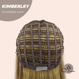 JBEXTENSION 14 Inches Honey Blonde Pre-Cut Snowflake Lace Frontlace Glueless Wig KIMBERLEY【PERMATEASE】【BENDY EAR TABS】