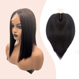 JBEXTENSION Clip in Topper Hair 14 inch 5*5 Piece for Women Clip in Top Crown Hair Clip on Toupee Hairpiece for Slight Hair Loss/Thinning Hair 14 Inch