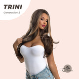 [PRE-ORDER] JBEXTENSION GENERATION FIVE 24 Inches Dark Brown With Highlight Women Wig TRINI G5