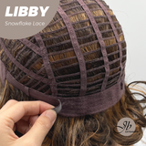 JBEXTENSION 11 Inches Wave Caramel Pre-Cut Side Part Snowflake Lace Frontlace Glueless Wig LIBBY【BENDY EAR TABS】