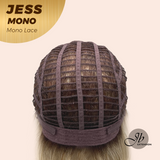 JBEXTENSION JESS MONO Monofilament Handmade Wig 6X5 Full Monofilament Hand Tied Top Wig 10 Inches Blonde Mono Lace Wig With Anti-slip Silicone Strips Glueless Wig JESS MONO【BENDY EAR TABS】