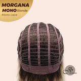 JBEXTENSION MORGANA MONO Monofilament Handmade Wig 6X5 Full Monofilament Hand Tied Top Wig 13 Inches Blonde Mono Lace Wig With Anti-slip Silicone Strips Glueless Wig MORGANA MONO LONDE【BENDY EAR TABS】