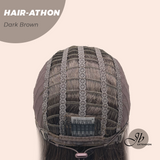 JBEXTENSION 18 Inches Curly Dark Brown Headband Wig HAIR-ATHON - DARK BROWN