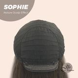 [PRE-ORDER] JBEXTENSION 24 Inches 5X5 Frontlace Extra Natural Scalp Effect With Soft Cap Wig Cold Brown Curly Wig SOPHIE SILK TOP
