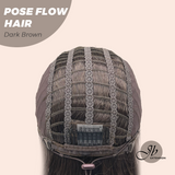 JBEXTENSION 18 Inches Dark Brown Headband Wig POSE FLOW HAIR - DARK BROWN