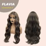 JBEXTENSION GENERATION FIVE 28 Inches Cold Brown Body Wave Wig FLAVIA