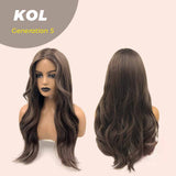 JBEXTENSION GENERATION FIVE 24 Inches Cold Brown Curly Wig KOL