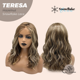 JBEXTENSION 18 Inches Hazelnut Pre-Cut Snowflake Lace Frontlace Glueless Wig TERESA HAZELNUT【PERMATEASE】【BENDY EAR TABS】- M/L