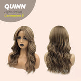 JBEXTENSION GENERATION FIVE 20 Inches Light Brown Body Wave Wig QUINN LIGHT BROWN G5