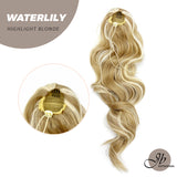 JBEXTENSION 22 pulgadas Cola de caballo Coulisse rizado 【WATERLILY】