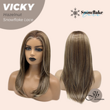 JBEXTENSION 20 Inches Hazelnut Pre-Cut Snowflake Lace Frontlace Glueless Wig VICKY HAZELNUT【PERMATEASE】【BENDY EAR TABS】