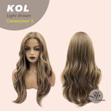 JBEXTENSION GENERATION FIVE 24 Inches Light Brown Curly Wig KOL LIGHT BROWN
