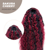 JBEXTENSION 22 pulgadas Cola de caballo Coulisse Wave 【SAKURA CHERRY】