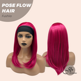 JBEXTENSION 18 Inches Fushia Headband Wig POSE FLOW HAIR - FUSHIA
