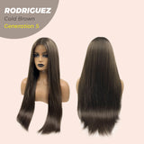 JBEXTENSION GENERATION FIVE 28 Inches Long Straight Cold Brown Wig RODRIGUEZ COLD BROWN G5