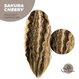 JBEXTENSION 22 pulgadas Cola de caballo Coulisse Wave 【SAKURA CHERRY】