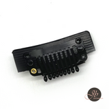 JBEXTENSION 5 Pcs 9-teeth Hair Extension Adjustable Smart Clips Hair Extension Wigs Reusable Snap Clips Comb Small Snap Wig Accessories for Women Wigs Smart Clips 5 Pcs