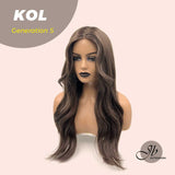 JBEXTENSION GENERATION FIVE 24 Inches Cold Brown Curly Wig KOL