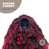 JBEXTENSION 22 pulgadas Cola de caballo Coulisse Wave 【SAKURA CHERRY】