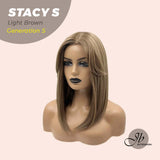 JBEXTENSION GENERATION FIVE 16 Inches Light Brown Straight Wig STACY S LIGHT BROWN